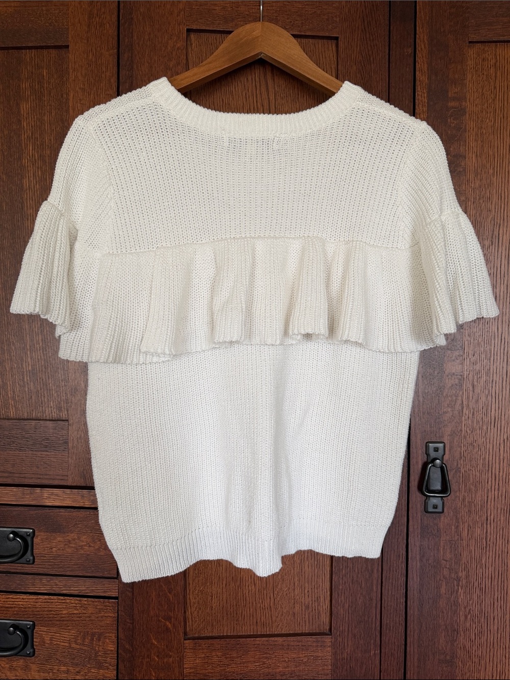 John + Jenn Ruffle Knit Top - Picture 5 of 5